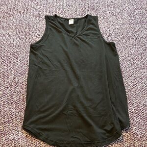 Black Sleeveless Women's Top